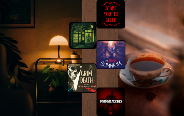 lamp mug thumbnails for podcasts scare you to sleep antiquarium dark somnium paralyzed grim death